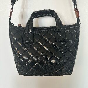 MZ Wallace Micro Sutton in Black Lacquer